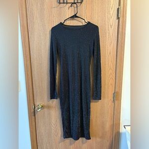 Sheer Sparkly Long Dress